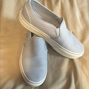 Vans Perforated Slip-On Sneakers - Light Blue